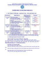 Trường trung cấp nghề kỹ thuật nghiệp vụ tôn đức thắng