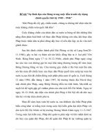 Sự lãnh đạo của Đảng trong cuộc đấu tranh xây dựng chính quyền thời kỳ 1945 – 1946