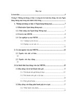 Nâng cao hiệu quả Kế toán huy động vốn tại Ngân hàng nông nghiệp và phát triển nông thôn thành phố Vinh