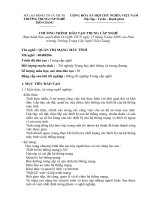 Chương trình đào tạo trung cấp nghề quản trị mạng máy tính