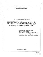 Định hướng và giải pháp đổi mới công tác kiểm toán ngân sách nhà nước trong điều kiện thực hiện luật Ngân sách nhà nước sửa đổi