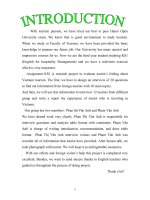 Bàn về nghiệp vụ bảo hiểm du lịch tại Công ty cổ phần bảo hiểm Toàn cầu - Hội sở phía Bắc