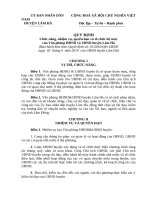 Quy định Chức năng, nhiệm vụ, quyền hạn và tổ chức bộ máy của văn phòng HĐND và UBND huyện Lâm hà