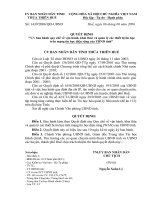 Quyết định ban hành quy chế về vận hành, khai thác và quản lý các thiết bị tin học trên mạng tin học diện rộng của UBND tỉnh