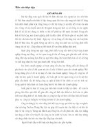 Báo cáo tổng hợp về tổ chức thực hiện công tác tài chính & công tác kế toán của Công ty thương mại khách sạn đống đa