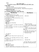 Giáo án sinh học 5- Sự nuôi và dạy con của một số loài thú