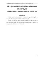Tài liệu quản trị hệ thống và hướng dẫn sử dungj