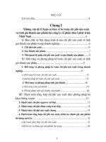 Kế toán chi phí sản xuất & tính giá thành sản phẩm tại Công ty Cổ phần đầu tư phát triển Nhất Nam