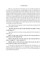 Kế toán chi phí sản xuất & tính giá thành sản phẩm ở Công ty Xây dựng số 1