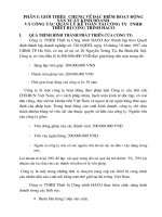 Báo cáo tổng hợp về đặc điểm hoạt động sản xuất kinh doanh và công tác quản lý kế toán tại Công ty TNHH thiết bị công trình haco