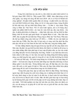 Báo cáo tổng hợp về tổ chức hoạt động sản xuất kinh doanh và tổ chức hạch toán kế toán tại nhà máy chế tạo thiết bị điện đông anh