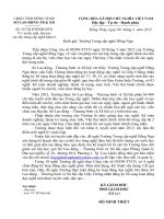 Công văn về việc tuyển sinh, đào tạo lớp trung cấp nghề khóa 6