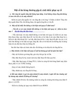 Mot so hu hong thuong gap cua tong dai dien thoai