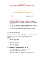 Thông tin cải cách nền hành chính nhà nước