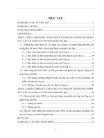 Kế toán chi phí sản xuất & tính giá thành sản phẩm xây lắp tại Công ty Cổ phần Sông Đà 906