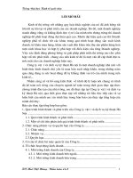 Báo cáo tổng hợp về cơ cấu tổ chức bộ máy quản lý ; tổ chức hoạt động kinh doanh & tổ chức công tác kế toán của Công ty vật tư và dịch vụ kỹ thuật hà nội