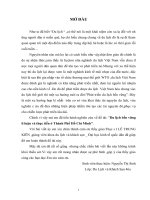 Du lịch bền vững lí luận & thực tiễn ở Thành Phố Hồ Chí Minh