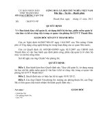 Quyết định Ban hành Quy chế quản lý, sử dụng thiết bị tin học, phần mềm quản lý văn bản và hồ sơ công việc trong cơ quan văn phòng Sở GTVT Thanh Hóa