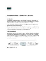 Tài liệu Understanding Delay in Packet Voice Networks ppt