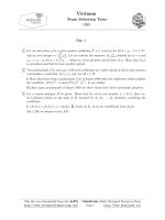 Tài liệu Đề thi toán khu vực 1999-2009 pdf