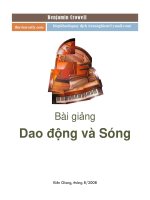 Tài liệu Bài giảng: Dao động và sóng doc
