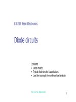 Tài liệu EIE209 Basic Electronics Diode Circuits pdf