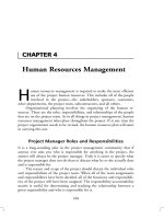 Tài liệu Project Management Professional-Chapter 4 pptx