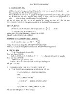 Bai tap Casio ve So thap phan 