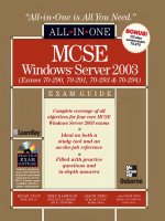 Tài liệu MCSE Windows Server 2003 P1 pdf