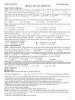 Tài liệu cac chuyen de song anh sang cuc hay