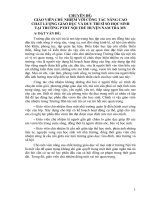 Tài liệu GVCN với công tác nâng cao chất lượng GD và duy trì SSHS