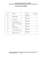 HỆ THỐNG SẢN XUẤT TỐT GMP