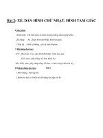Tài liệu Thủ công 1 - Bài 2: XÉ, DÁN HÌNH CHỮ NHẬT, HÌNH TAM GIÁC docx
