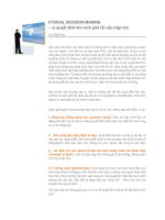 Tài liệu ETHICAL DECISION MAKING pptx