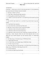 Hoàn thiện công tác kế toán doanh thu và xác định kết quả kinh doanh tại chi nhánh công ty TNHH đích chính 