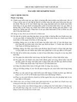 Tài liệu TÀI LIỆU HỒ SƠ KIỂM TOÁN doc