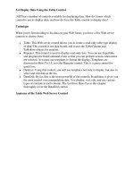 Tài liệu Display Data Using the Table Control .NET pdf
