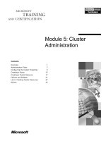 Tài liệu Module 5: Cluster Administration pdf