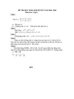Bài soạn de thi hoc sinh gioi huyen nam 2002-2003 mon toan lop 8