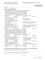 Tài liệu Mã Đề 209 KTTX AV11 S1 HK2