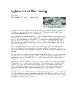 Tài liệu Nghèo đói và Môi trường