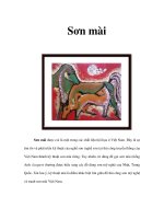 Tài liệu Sơn mài pptx