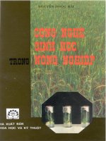 công nghệ sinh học trong nông nghiệp