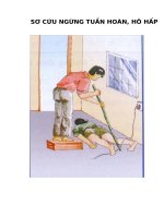 Tài liệu SƠ CỨU NGỪNG TUẦN HOÀN, HÔ HẤP ppt