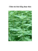 Tài liệu Chữa táo bón bằng dược thảo pdf