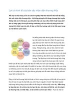 Tài liệu Lợi ích kinh tế của bản sắc nhận diện thương hiệu pdf