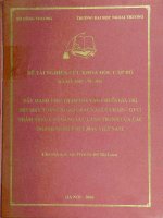 Đẩy mạnh việc tham gia vào chuỗi giá trị dệt may toàn cầu (global value chain   GVC) nhằm nâng cao năng lực cạnh tranh của các doanh nghiệp dệt may việt nam 