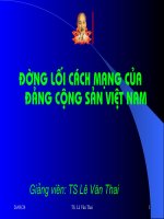 BÀI GIẢNG ĐƯỜNG LỐI CÁCH MẠNG (PHẦN 4)