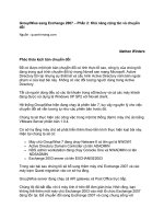 Tài liệu GroupWise sang Exchange 2007 – Phần 2: Khả năng cộng tác và chuyển đổi pptx