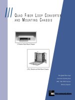 Tài liệu QUAD FIBER LOOP CONVERTER AND MOUNTING CHASSIS docx